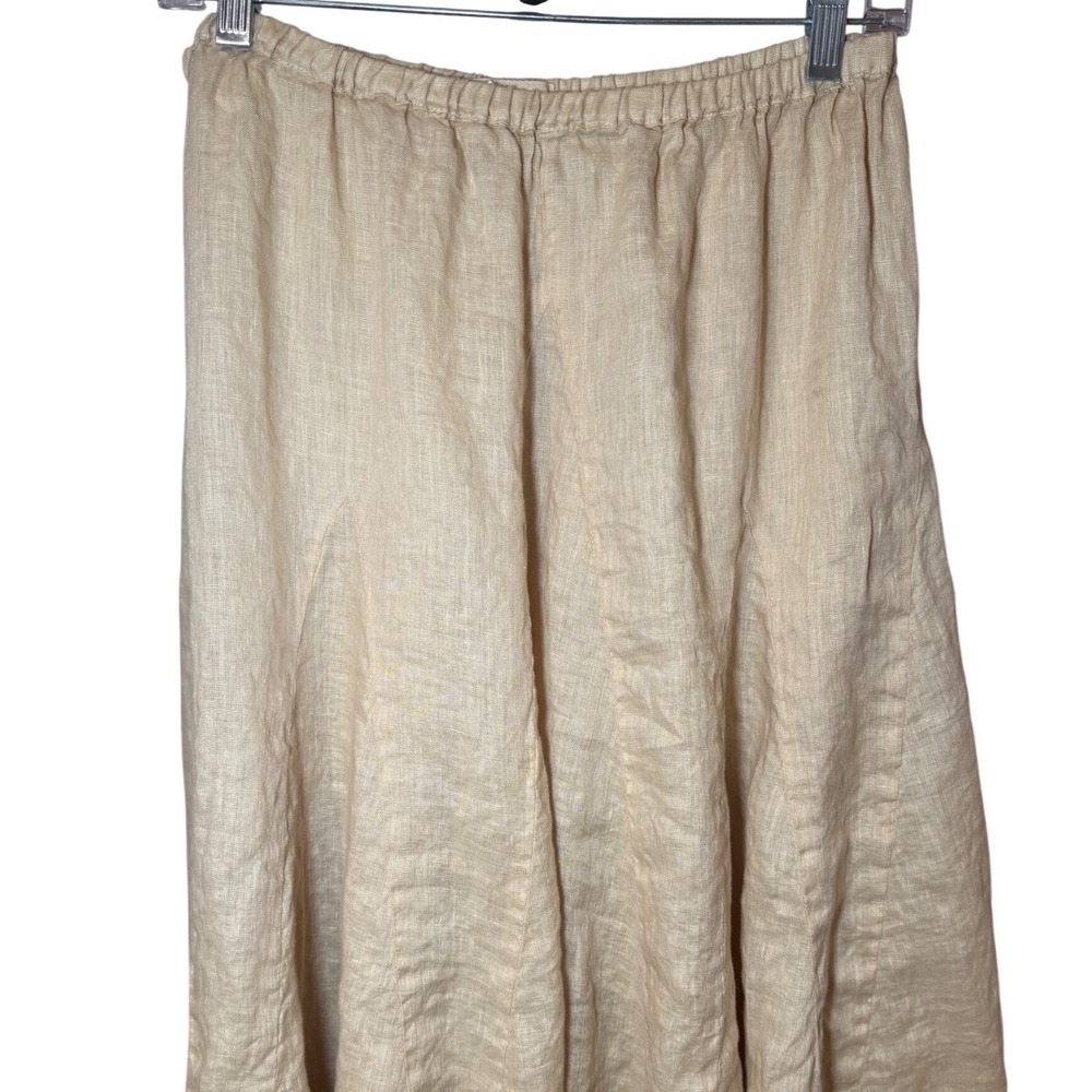 CP Shades Lily Linen Maxi Skirt Tan Size Large - Picture 2 of 9